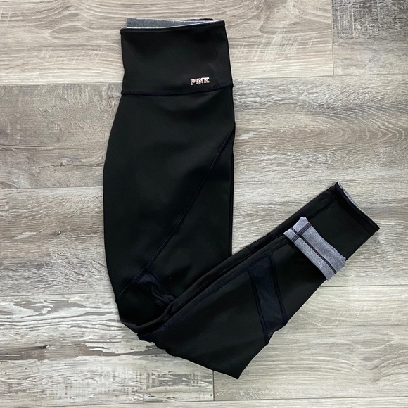 PINK by Victoria's Secret Mesh Insert Leggings - Picture 4 of 6